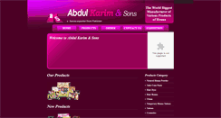 Desktop Screenshot of karimsons.com